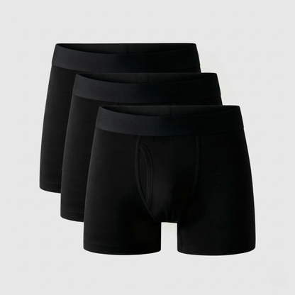 Lekvrije boxers 3 pack zwart