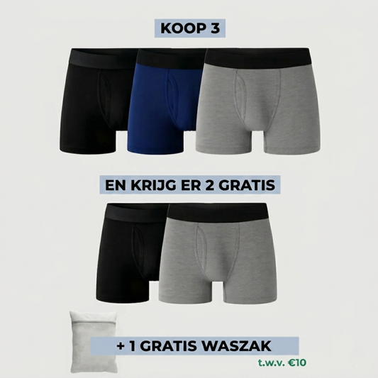 Lekvrije boxers (3+2 Gratis)